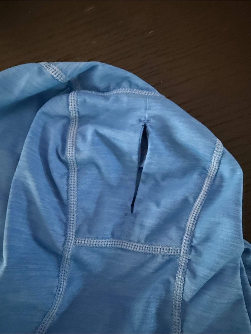 B44 lululemon athletica Women’s 12 Sky Blue Hooded Long-Sleeve Pullover - Picture 8 of 10
